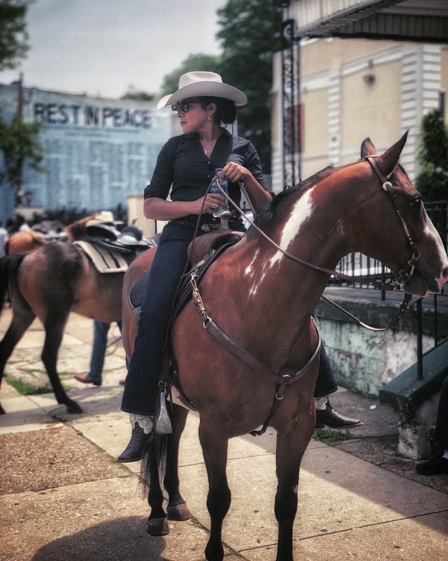 Erin on a horse